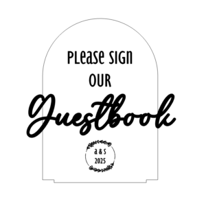 Acrylic Guestbook Sign